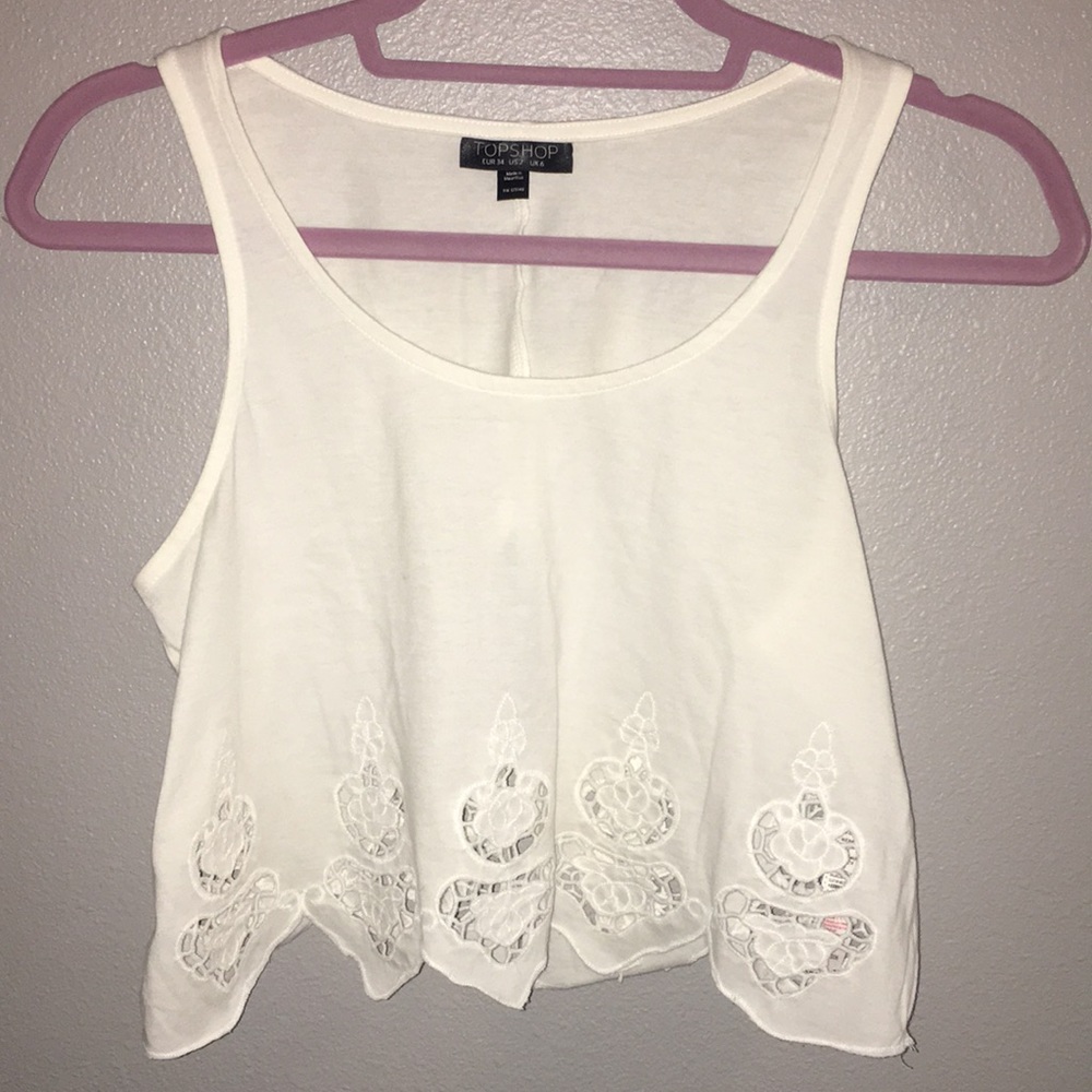 White tank top